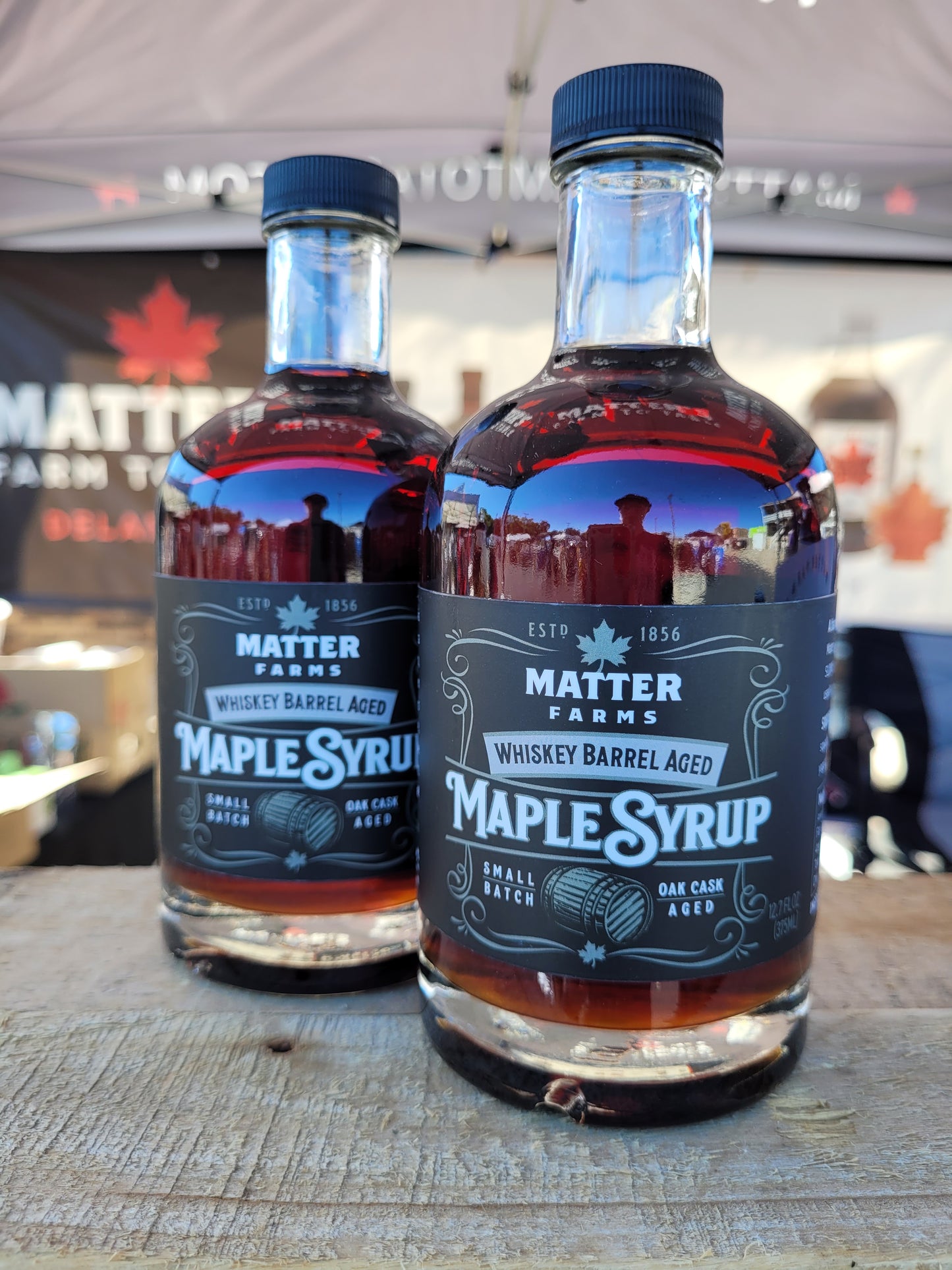 Whiskey Barrel Aged Maple Syrup