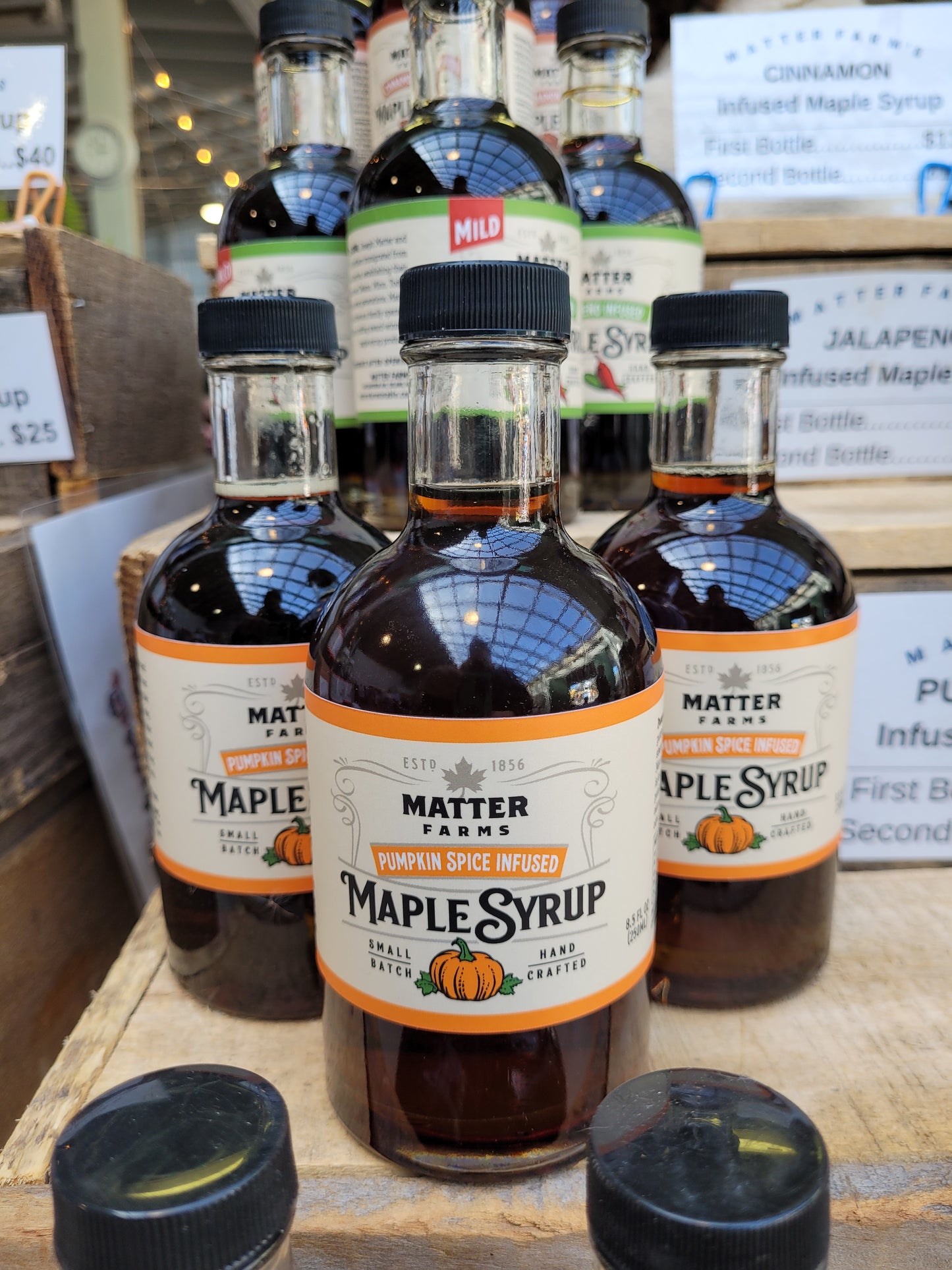 Pumpkin Spice Infused Maple Syrup