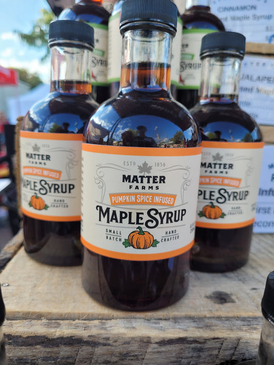 Pumpkin Spice Infused Maple Syrup