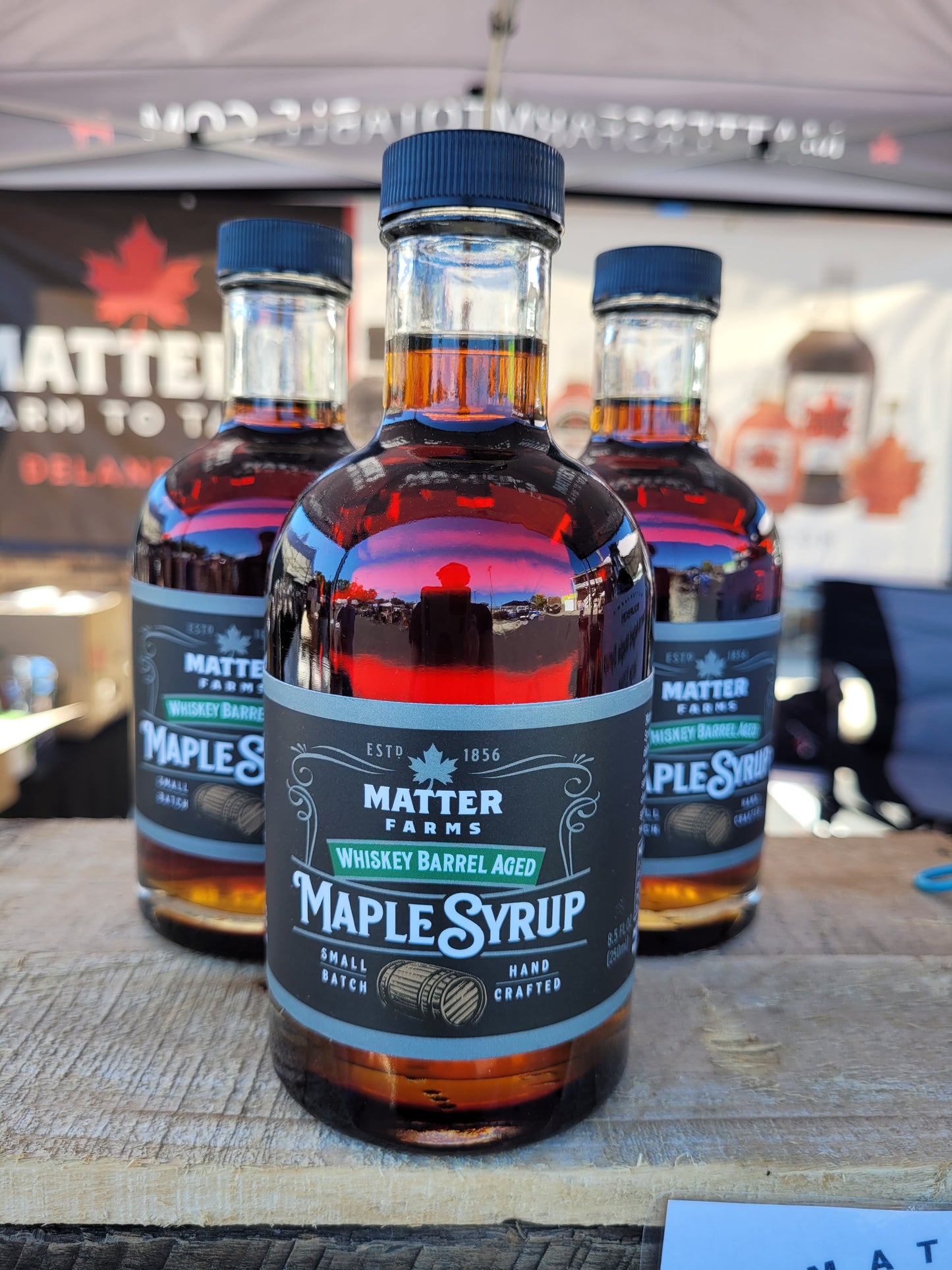 Whiskey Barrel Aged Maple Syrup